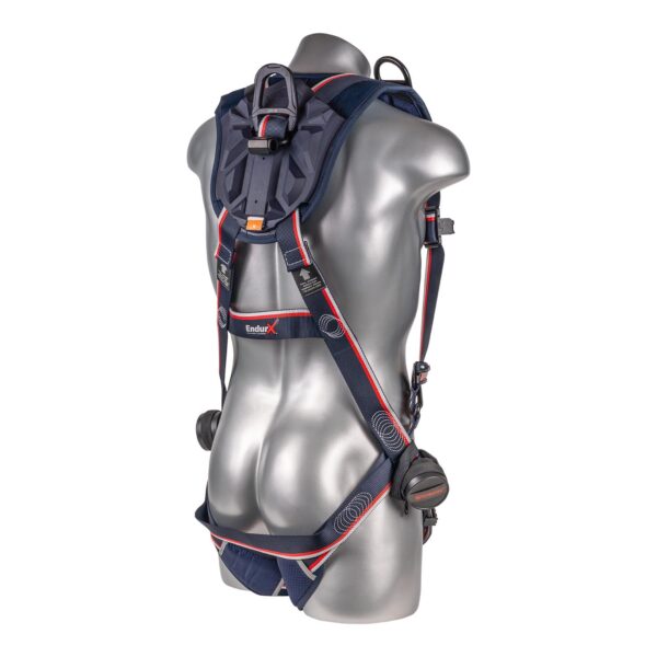 KStrong® EndurX™ 5-Point Full Body Harness, Premium Shoulder Pad, Deluxe Leg Pads, Enhanced Dorsal D-ring Plus™, Shoulder D-rings, Quick Slide Adjusters, Trauma Relief Straps, QC Chest, TB Legs (SS), All Aluminum Hardware (ANSI) - Image 2