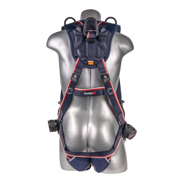 KStrong® EndurX™ 5-Point Full Body Harness, Premium Shoulder Pad, Deluxe Leg Pads, Enhanced Dorsal D-ring Plus™, Shoulder D-rings, Quick Slide Adjusters, Trauma Relief Straps, QC Chest, TB Legs (SS), All Aluminum Hardware (ANSI) - Image 3