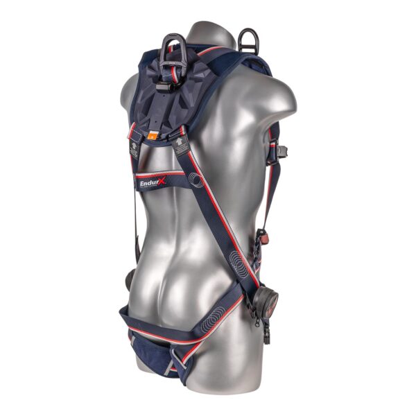 KStrong® EndurX™ 5-Point Full Body Harness, Premium Shoulder Pad, Deluxe Leg Pads, Enhanced Dorsal D-ring Plus™, Shoulder D-rings, Quick Slide Adjusters, Trauma Relief Straps, QC Chest/Legs, All Aluminum Hardware (ANSI) - Image 2