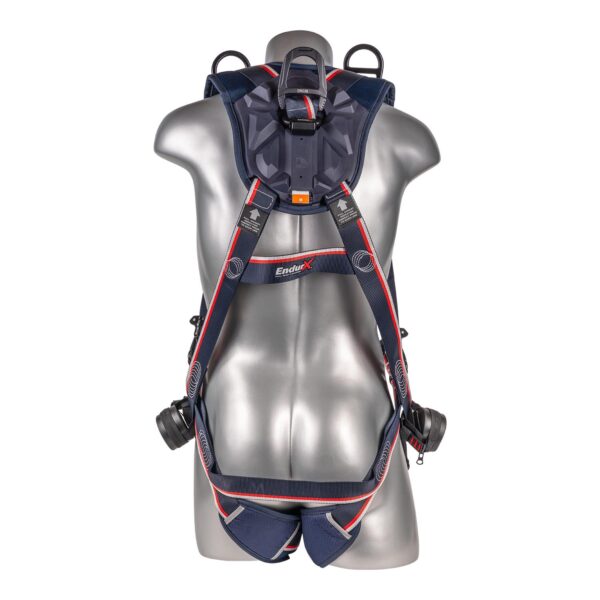 KStrong® EndurX™ 5-Point Full Body Harness, Premium Shoulder Pad, Deluxe Leg Pads, Enhanced Dorsal D-ring Plus™, Shoulder D-rings, Quick Slide Adjusters, Trauma Relief Straps, QC Chest/Legs, All Aluminum Hardware (ANSI) - Image 3