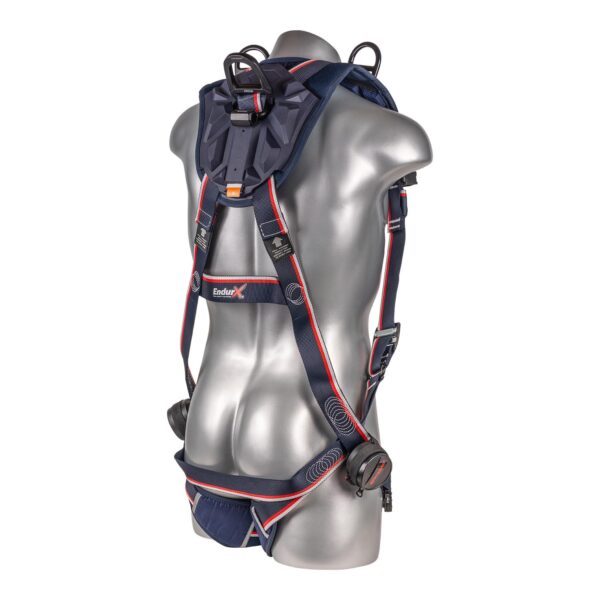 KStrong® EndurX™ 5-Point Full Body Harness, Premium Shoulder Pad, Deluxe Leg Pads, Enhanced Dorsal D-ring Plus™, Front D-ring, Shoulder D-rings, Premium Adjusters, Trauma Relief Straps, QC Chest/Legs, All Aluminum Hardware (ANSI) - Image 2