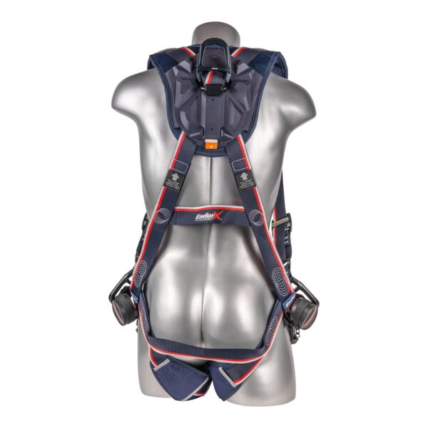 KStrong® EndurX™ 5-Point Full Body Harness, Abrasion Resistant Shoulder Pad, Deluxe Leg Pads, Enhanced Dorsal D-ring Plus™, Front D-ring, Side D-rings, Premium Adjusters, Trauma Relief Straps, QC Chest, TB Legs (SS), All Aluminum Hardware (ANSI) - Image 3