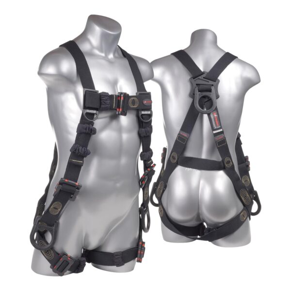 KStrong® Kapture™ Element Arc Flash Rated 5-Point Full Body Harness, 3 D-rings, Mating Buckle Legs and Chest (ANSI)