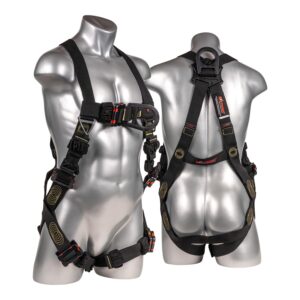 KStrong® Kapture™ Element Arc Flash Rated 5-Point Full Body Harness, Dorsal D-ring, Front D-ring, Mating Buckle Legs and Chest (ANSI)