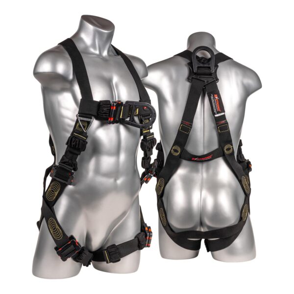 KStrong® Kapture™ Element Arc Flash Rated 5-Point Full Body Harness, Dorsal D-ring, Front D-ring, Mating Buckle Legs and Chest (ANSI)