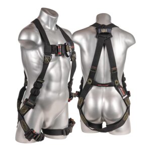 KStrong® Kapture™ Element Arc Flash Rated 5-Point Full Body Harness, Web Loop Dorsal and Front D-rings, Mating Buckle Legs and Chest (ANSI)
