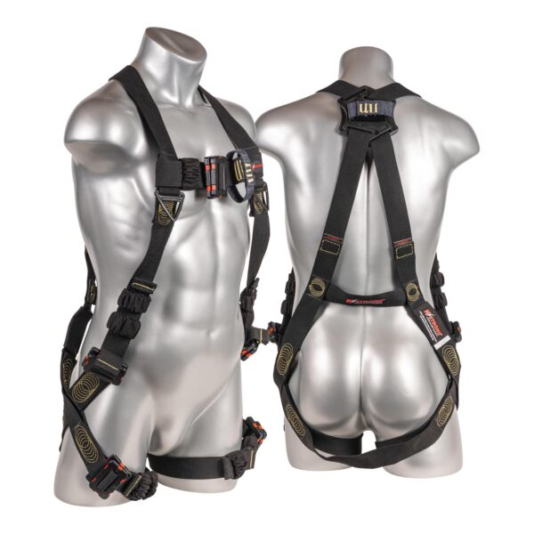 KStrong® Kapture™ Element Arc Flash Rated 5-Point Full Body Harness, Web Loop Dorsal and Front D-rings, Mating Buckle Legs and Chest (ANSI)