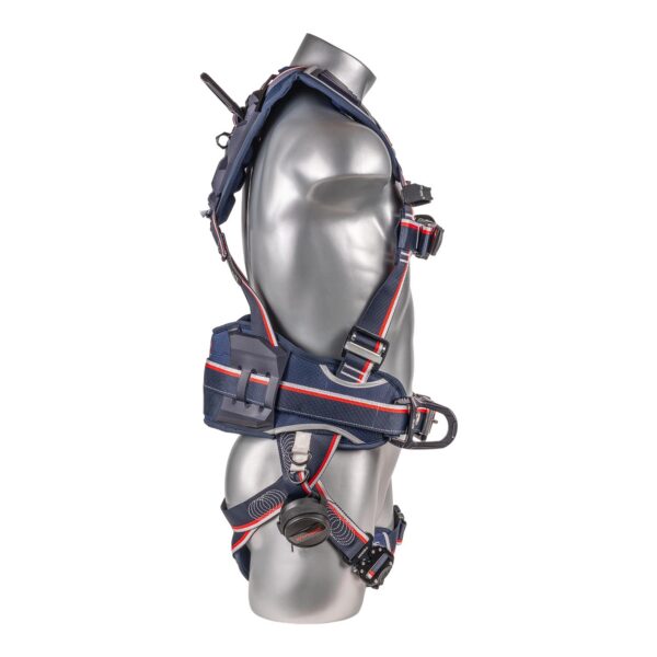 KStrong® EndurX™ 5-Point Full Body Harness, Abrasion Resistant Shoulder Pad, Premium Work Positioning Waist Pad w/Removable Tool Belt, Deluxe Leg Pads, Enhanced Dorsal D-ring Plus™, Front D-ring, Side D-rings, Premium Adjusters, Trauma Relief Straps, QC Chest/Legs, All Aluminum Hardware (ANSI) - Image 5