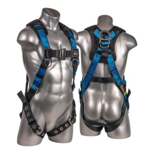 KStrong® Kapture™ Essential+ 5-Point FBH with Back/Shoulder Pad, TB Legs, Web Loop Added Under Dorsal D-ring (ANSI)
