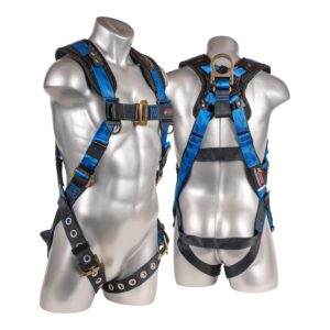 KStrong® Kapture™ Essential+ 5-Point FBH with Removable Back/Shoulder Pad, TB Legs, Web Loop Added Under Dorsal D-ring (ANSI)