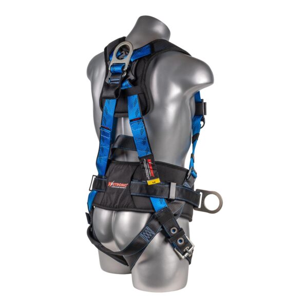 KStrong® Kapture™ Essential+ 5-Point FBH with Back Pad, TB Waist Belt and Legs, Web Loop Added Under Dorsal D-ring, 2 Side D-rings (ANSI) - Image 4