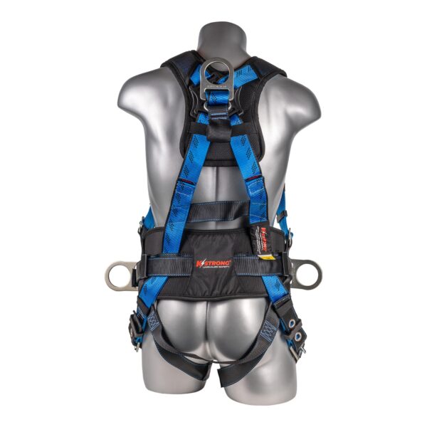 KStrong® Kapture™ Essential+ 5-Point FBH with Back Pad, TB Waist Belt and Legs, Web Loop Added Under Dorsal D-ring, 2 Side D-rings (ANSI) - Image 5