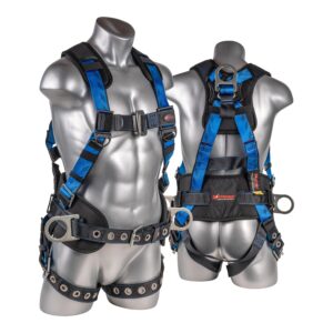KStrong® Kapture™ Essential+ 5-Point FBH with Back Pad, TB Waist Belt and Legs, Web Loop Added Under Dorsal D-ring, 2 Side D-rings (ANSI)