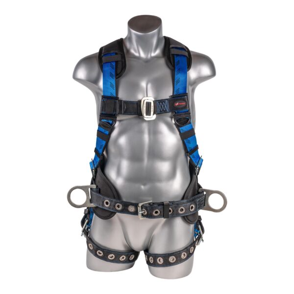 KStrong® Kapture™ Essential+ 5-Point FBH with Back Pad, TB Waist Belt and Legs, Web Loop Added Under Dorsal D-ring, 2 Side D-rings (ANSI)