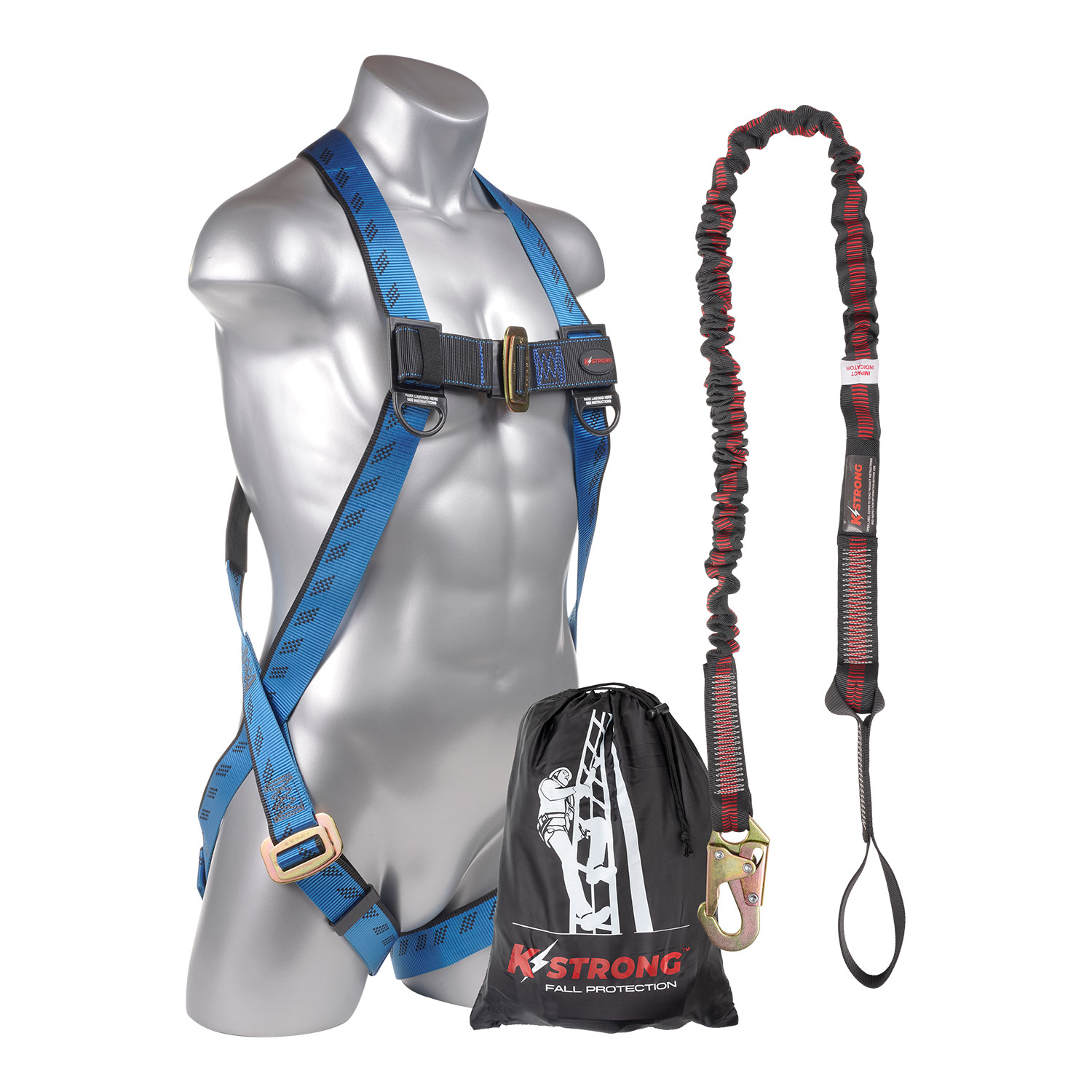 KStrong® Kapture™ Essential 3-Point Full Body Harness, Dorsal D