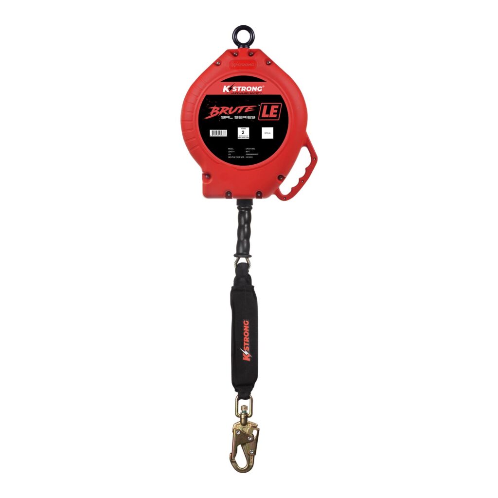 KStrong® BRUTE™ 80 ft. Cable SRL-LE with snap hook. Includes