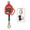 KStrong®️ BRUTE™️ 30 ft. Cable SRL with Load Indicating Swivel Locking Carabiner. Includes installation carabiner and tagline (ANSI).