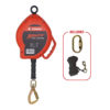 KStrong®️ BRUTE™️ 50 ft. Cable SRL with Load Indicating Swivel Locking Carabiner. Includes installation carabiner and tagline (ANSI).