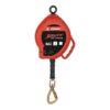KStrong®️ BRUTE™️ 50 ft. Cable SRL with Load Indicating Swivel Locking Carabiner. Includes installation carabiner and tagline (ANSI). - Image 2