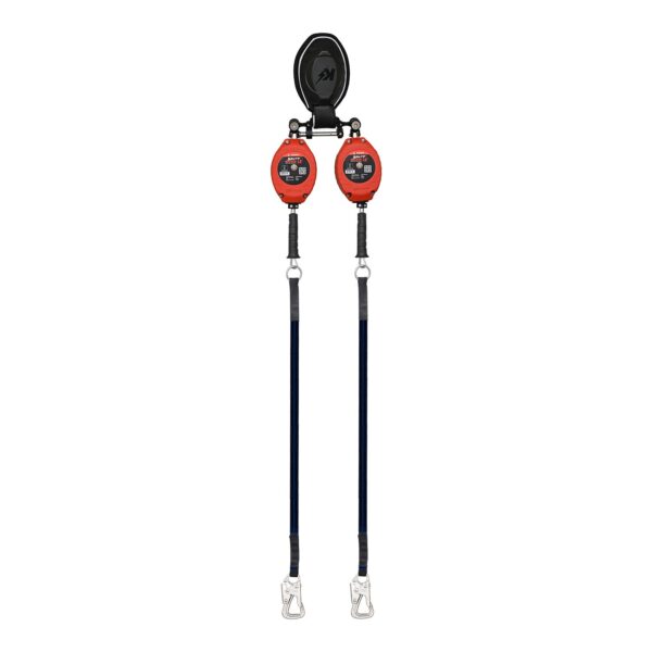 KStrong® BRUTE™ Backer™ LE V2 Class 2 - Dual Interchangeable 7.5 ft. Cable SRL-P with 2.5 ft. Web and Tie-Back Hook (ANSI)
