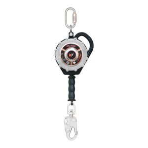 KStrong® BRUTE™ Sealed 25 ft. SRL with Stainless Steel Cable and Aluminum Swivel Carabiner Hook. Includes Aluminum Installation Carabiner and Tagline (ANSI)