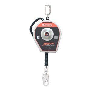 KStrong® BRUTE™ Sealed 80 ft. SRL with stainless steel cable and stainless steel swivel snap hook. Includes stainless steel installation carabiner and tagline (ANSI)