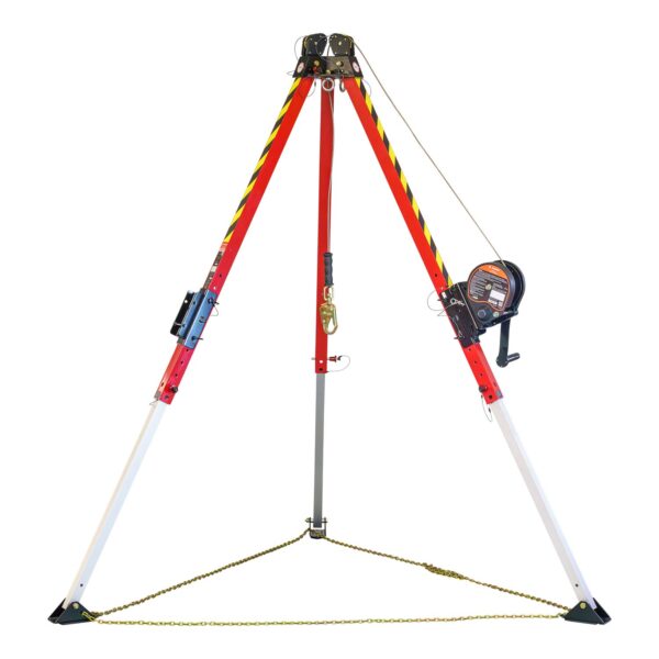 KStrong® Megapod™ 10 ft. Basic Kit. Includes Tripod, 60 ft. Material / Personnel Winch, and Storage Bag for Tripod